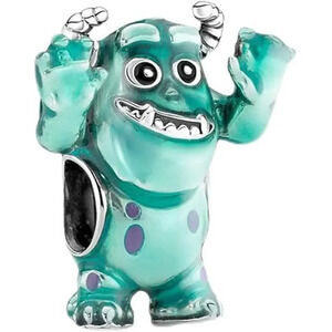 NEW Pixar Sulley Dangle Charm Pendant 925 Sterling Silver